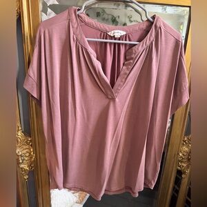 Lucky Brand Mauve Blouse